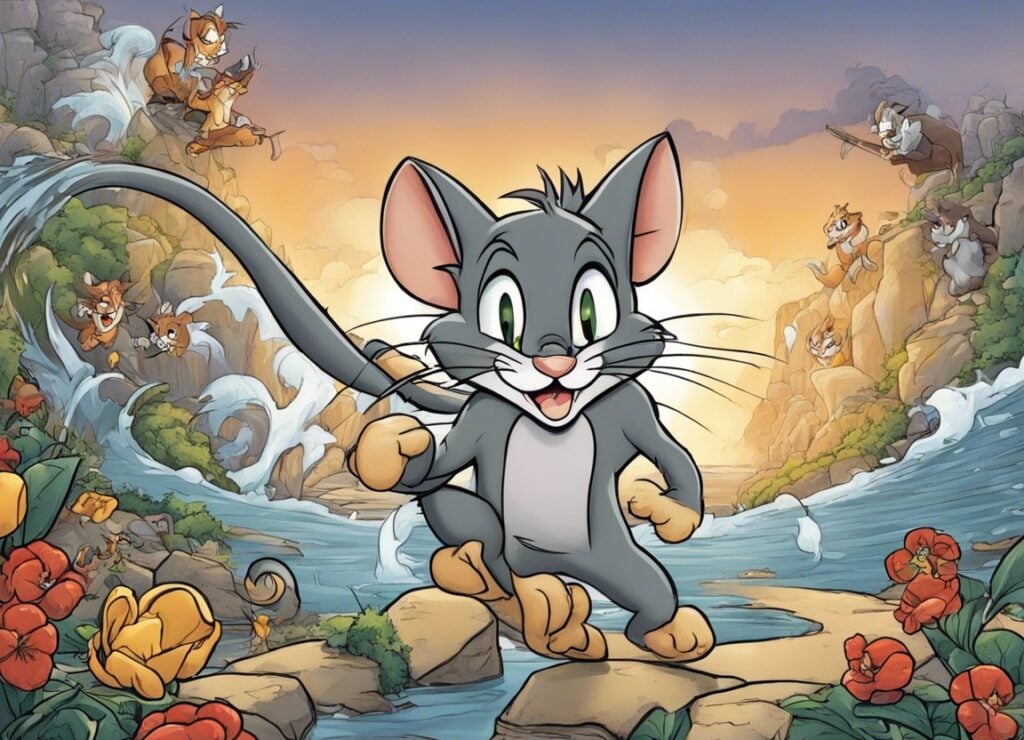 tom and jerry illustration 
