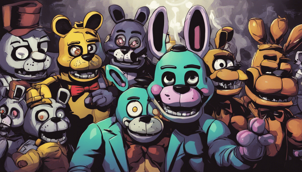 horror game "Five Nights at Freddy's"
