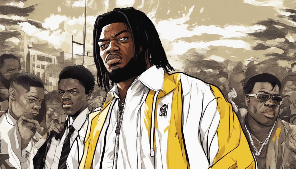 American rapper Kill Bill portrait