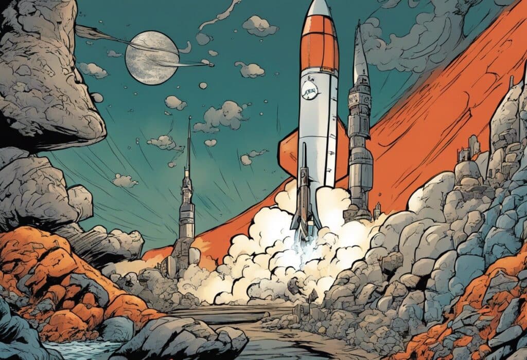 rocket launching 