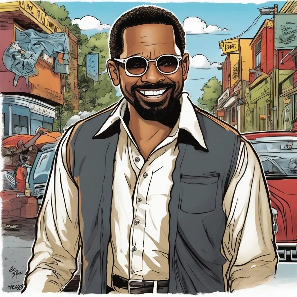 mike epps in a movie  "the headache"