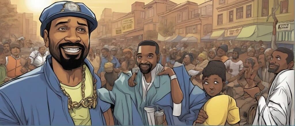 mike epps doing charity work