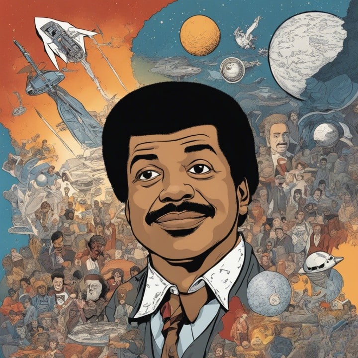 Neil deGrasse Tyson as a teenager in high school