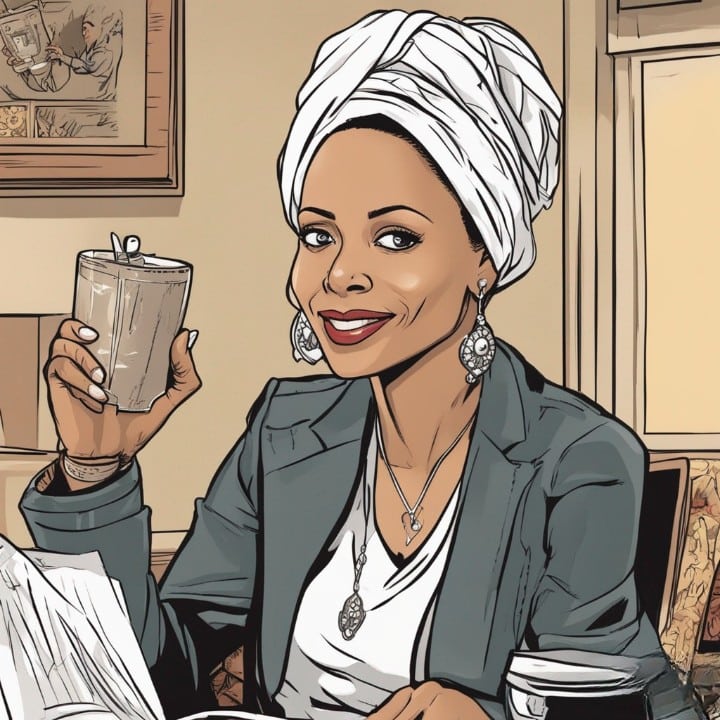 sonya curry holding mug