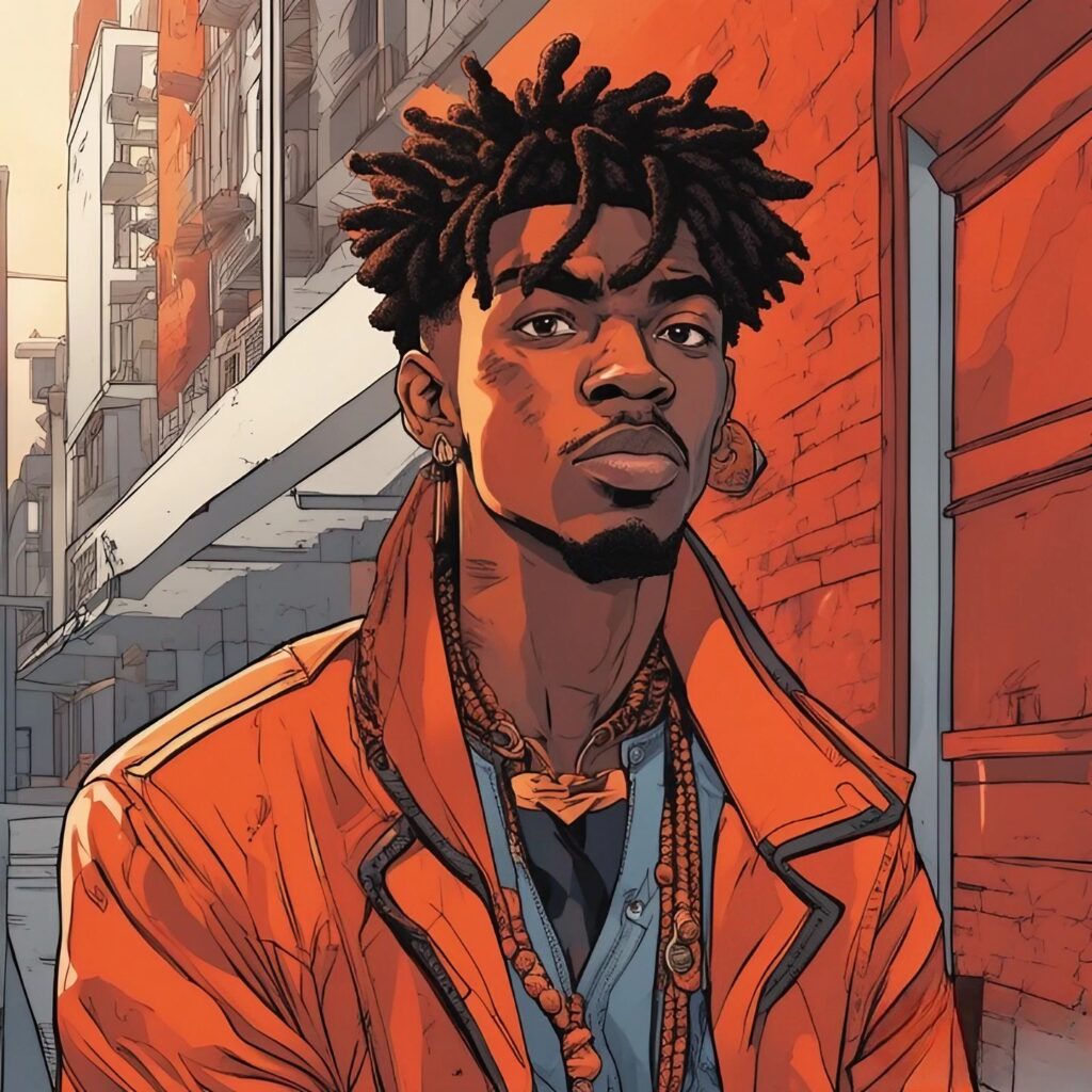 ja morant in orange and grey