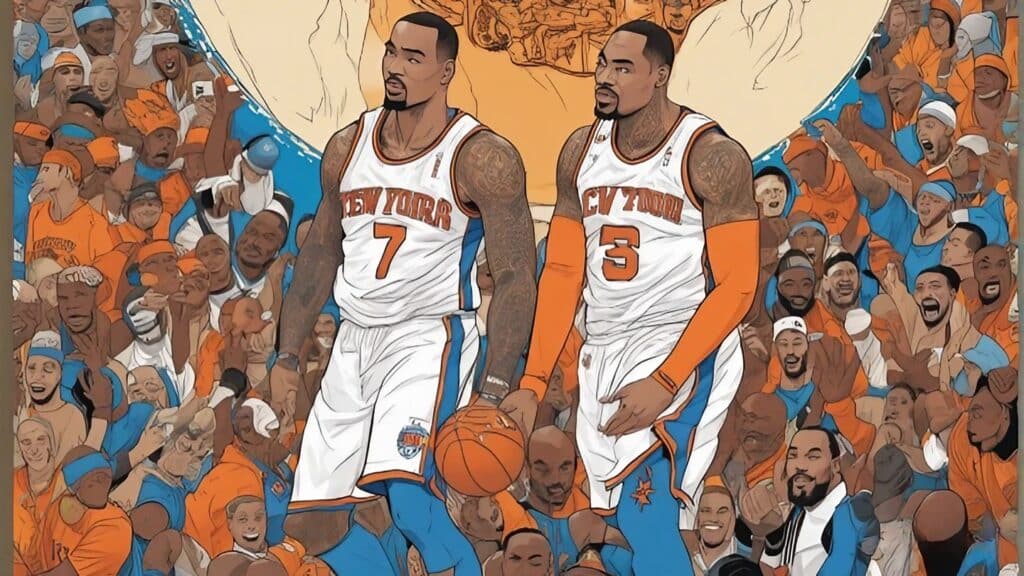 jr smith and carmelo anthony