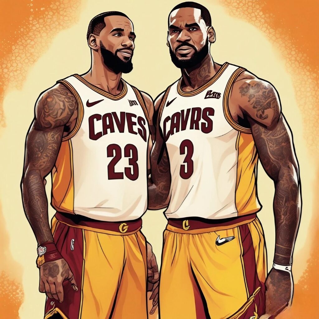 jr smith and lebron james