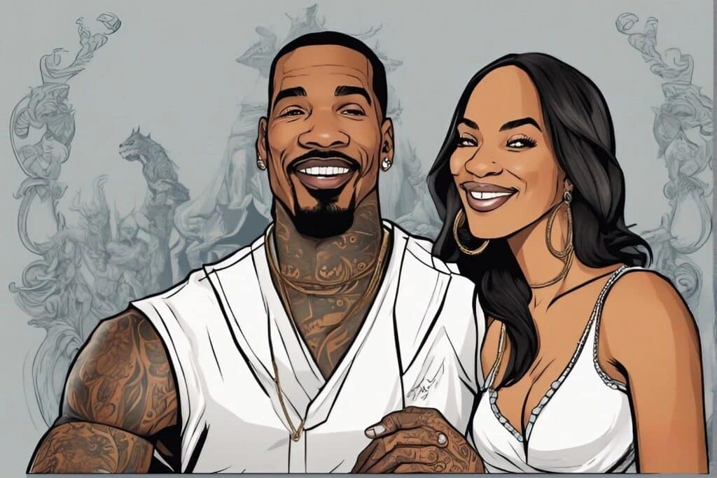 jr smith with his wife