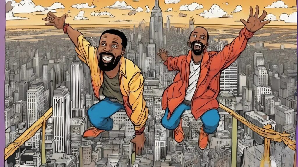 mike epps on top of new york city