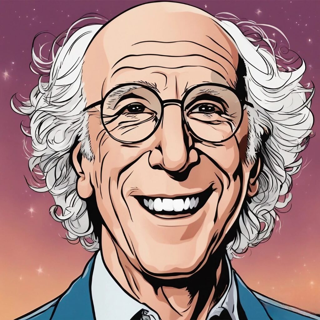 Larry David smiling