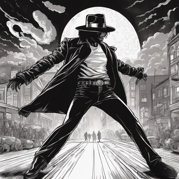 michael jackson performing moon walk