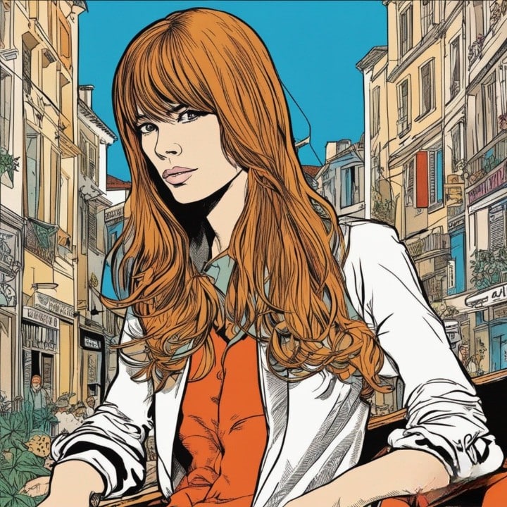Françoise Hardy portrait