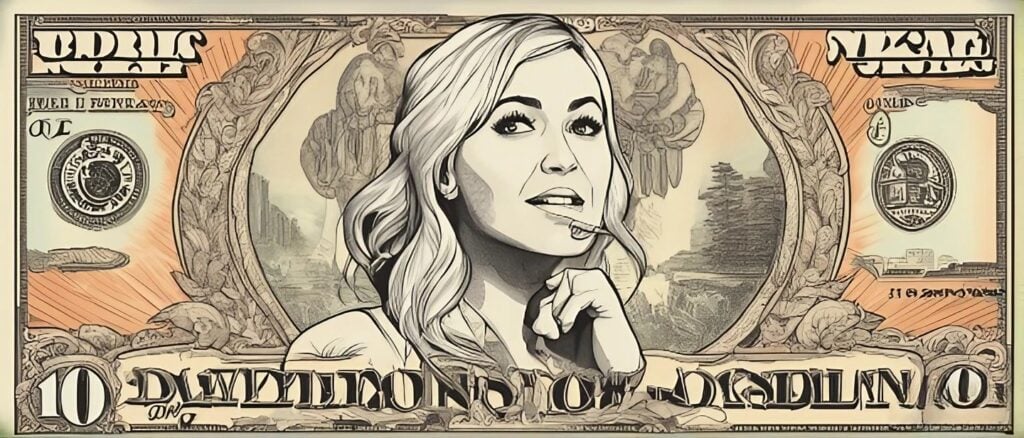 nikki gloser on 10 dollar bill, nikki gloser's net worth