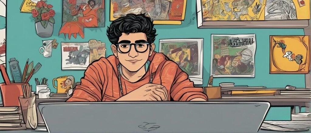 manny khoshbin as a teenager starting his business