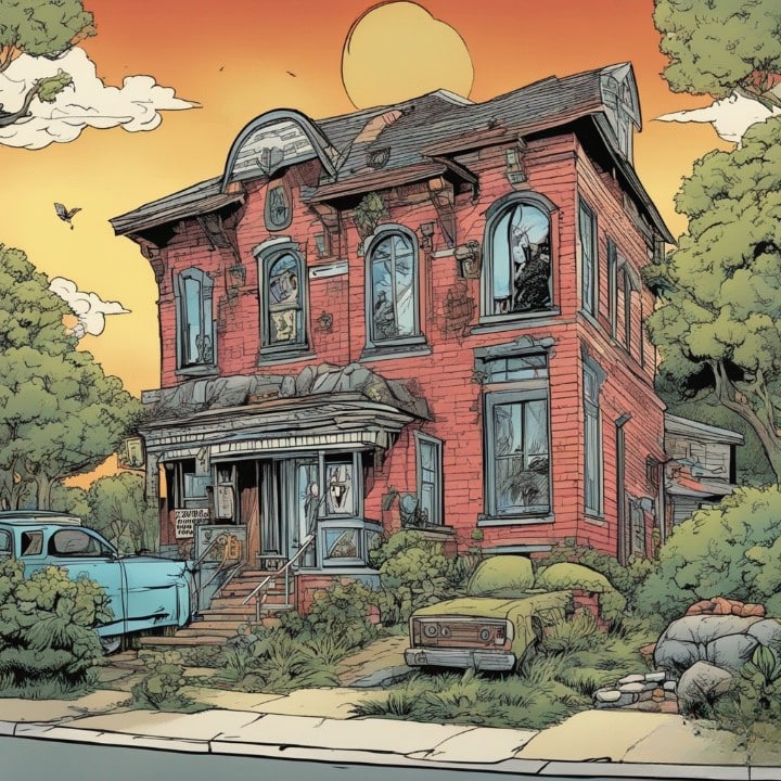 sub urban house