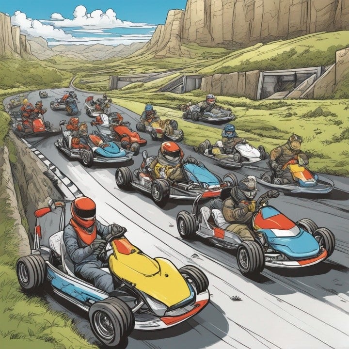 manny khoshbin's private go-kart track