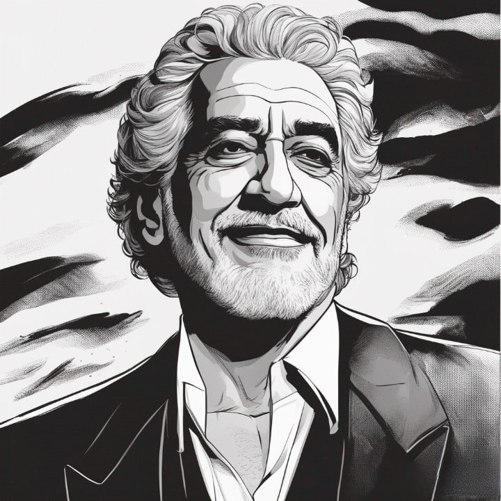 Plácido Domingo portrait
