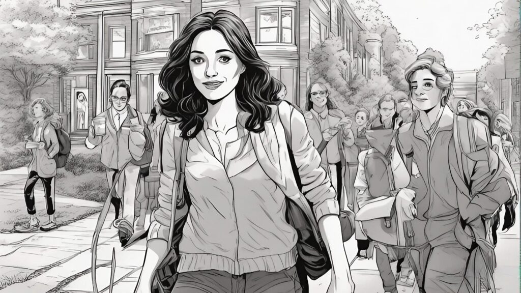 emmy rossum in school