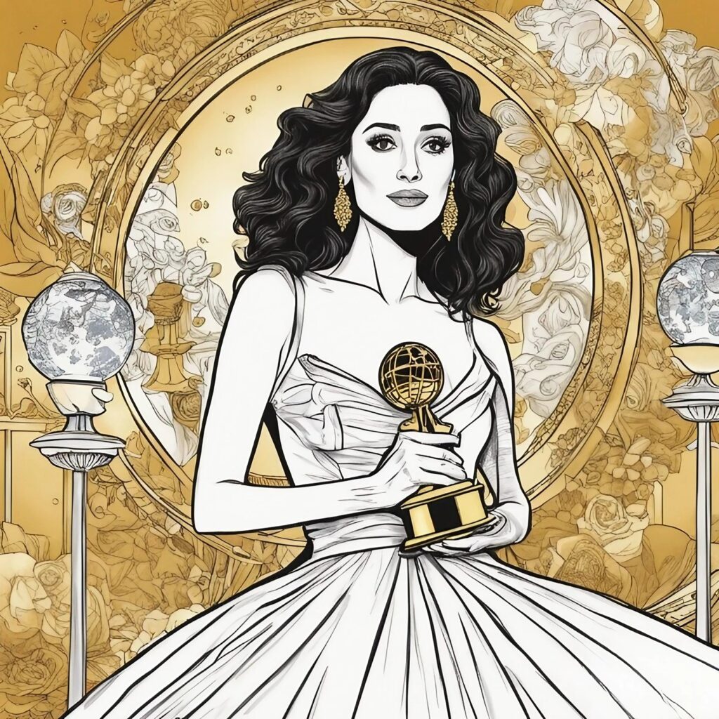 emmy rossum winning the golden globe