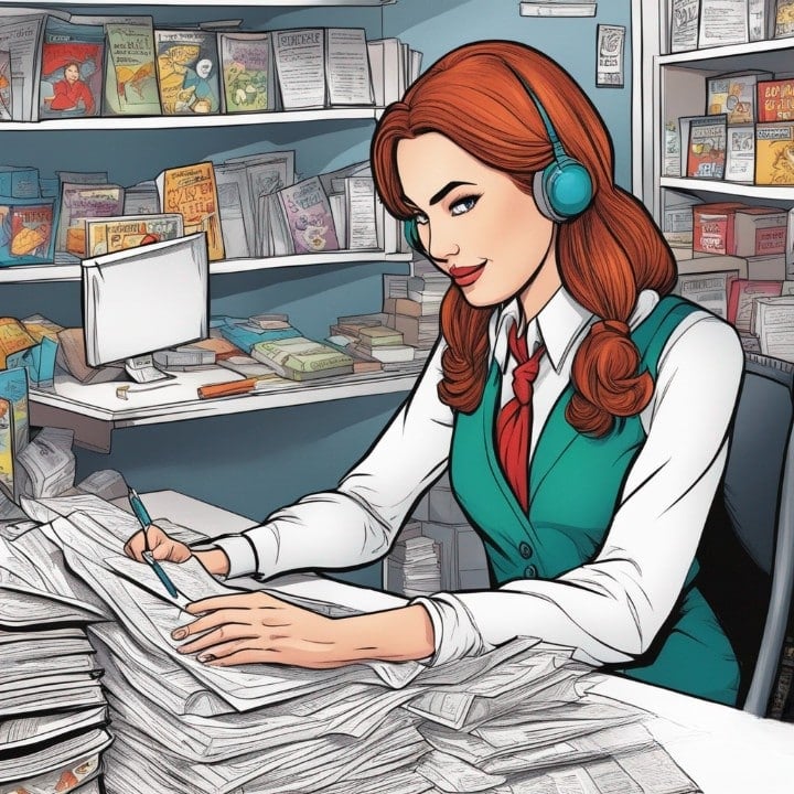Roseanne Barr's mother as a cashier