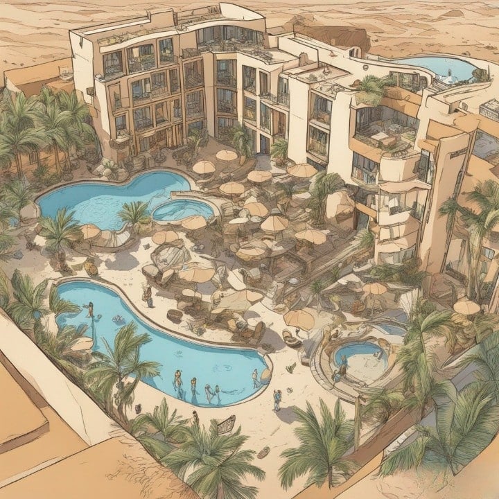 hotel in the sahara