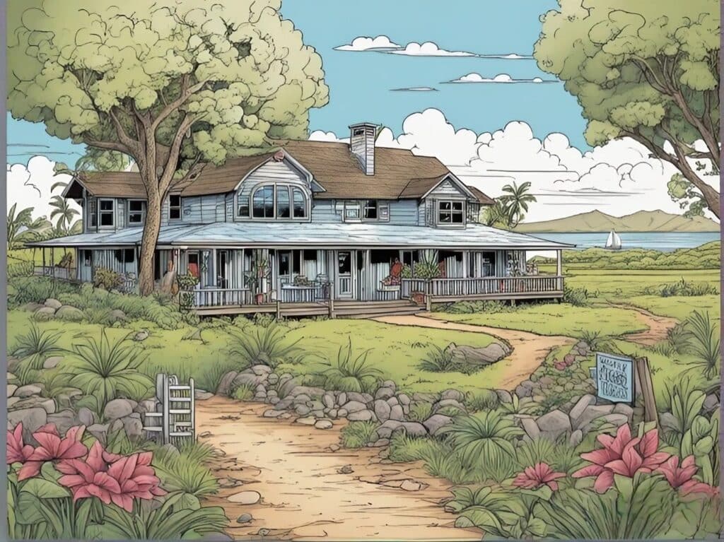 Roseanne Barr' home in hawaii