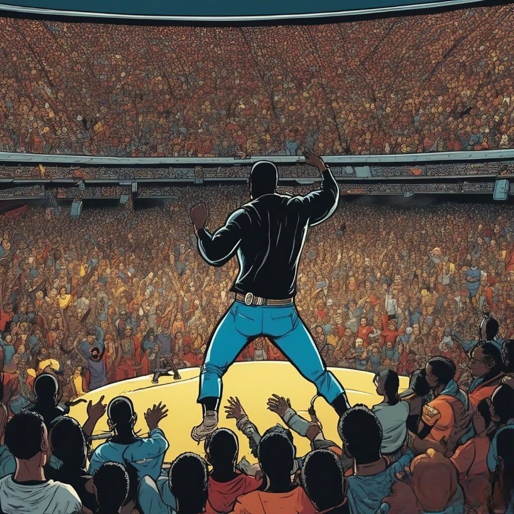blac youngsta on a stage