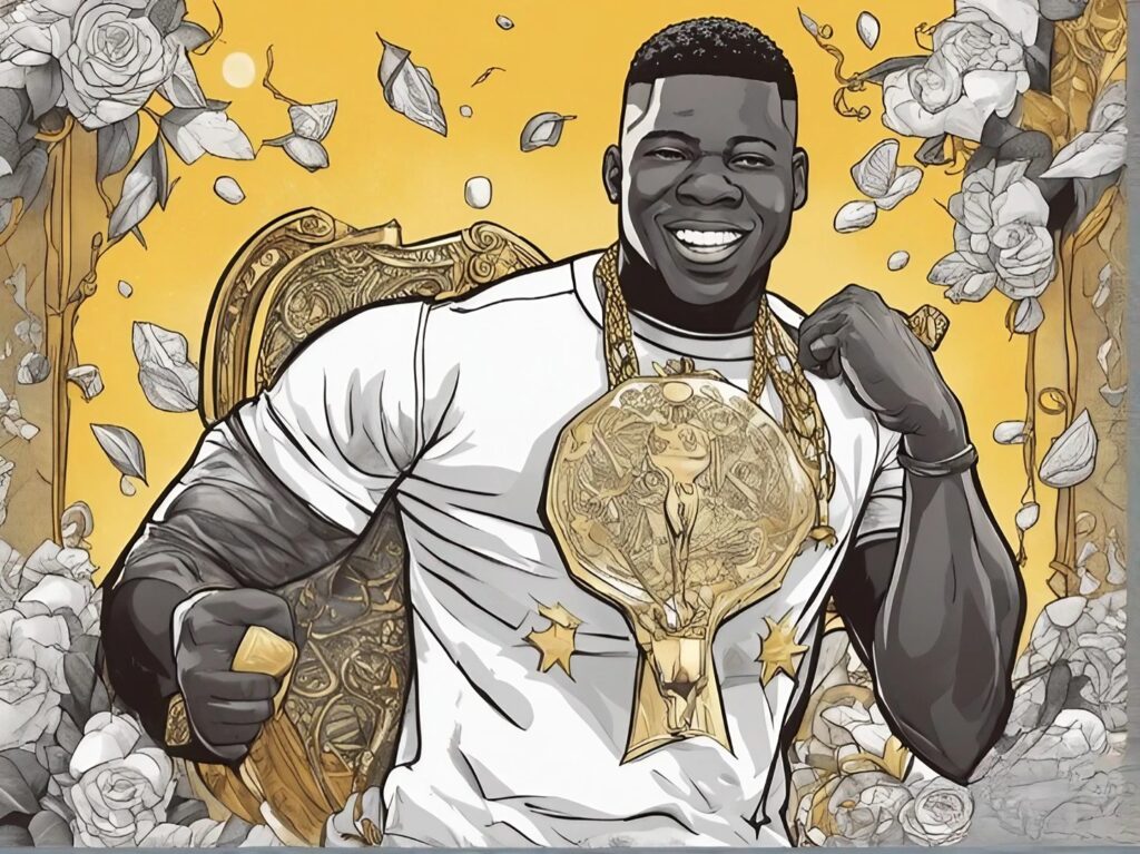 blac youngsta winning an award