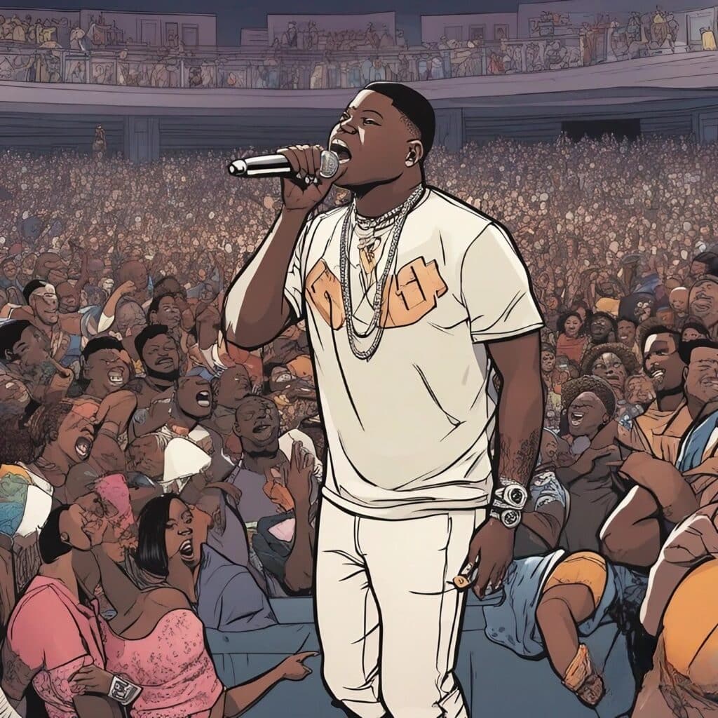 blac youngsta on a stage