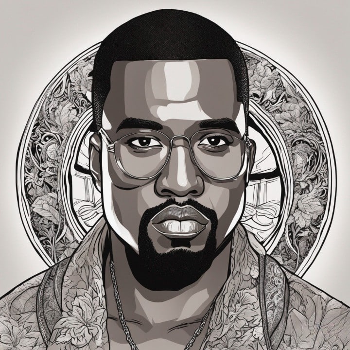 kanye west portrait