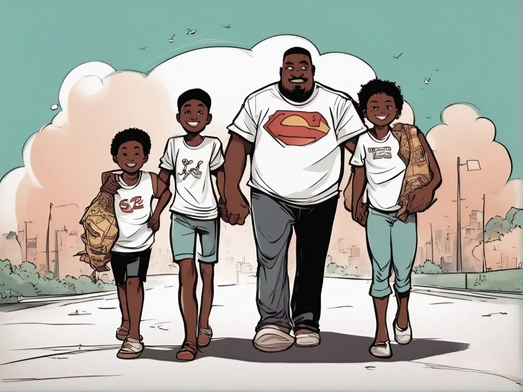 wack 100 with his family