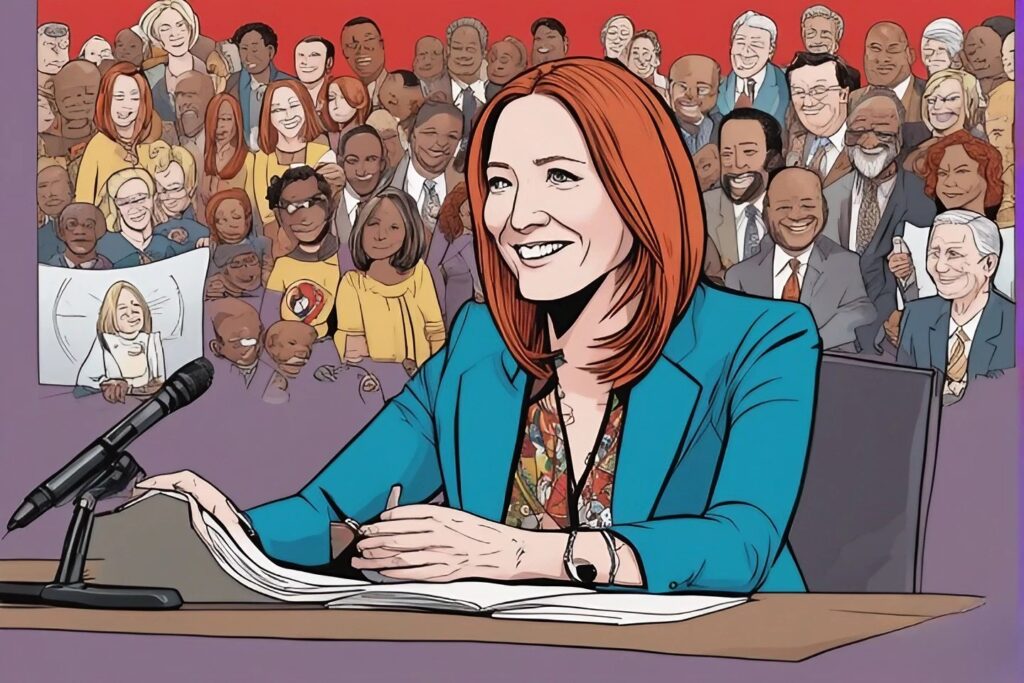 jen psaki as a show host