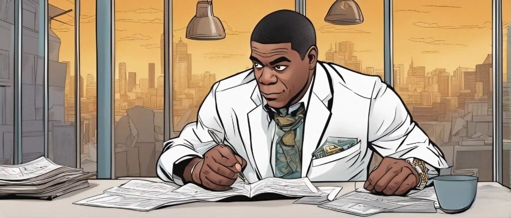 tracy morgan going through business analysis