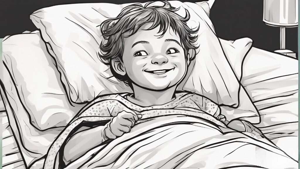 kid in hospital