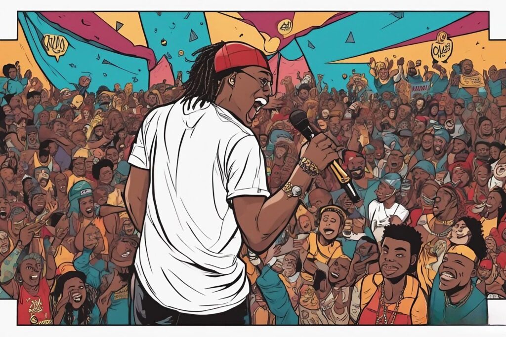 ozuna performing on stage