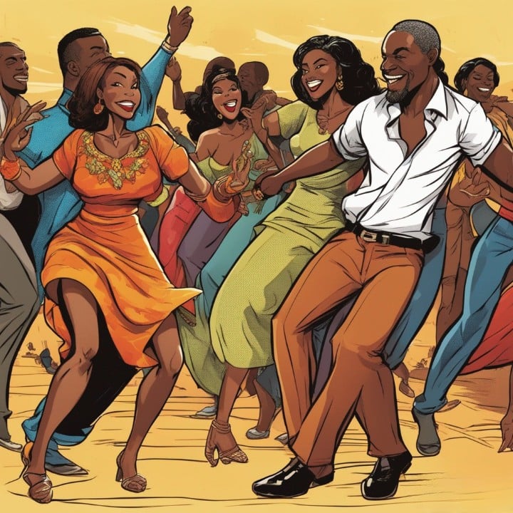 african american people dancing salsa