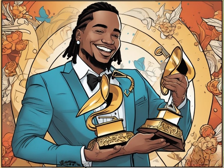 ozuna winning an award