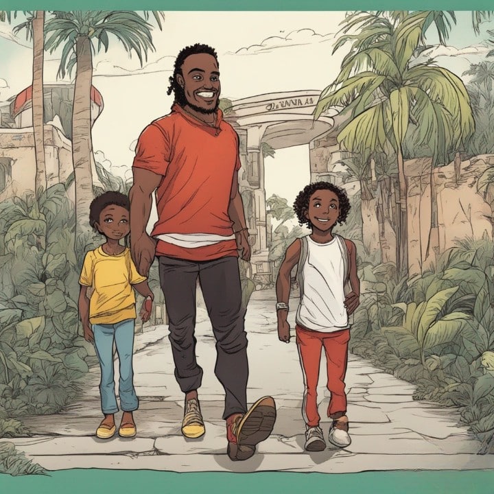 ozuna and his kids