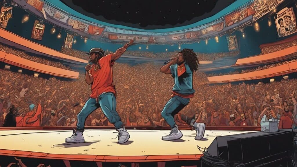 ozuna on a hge stage