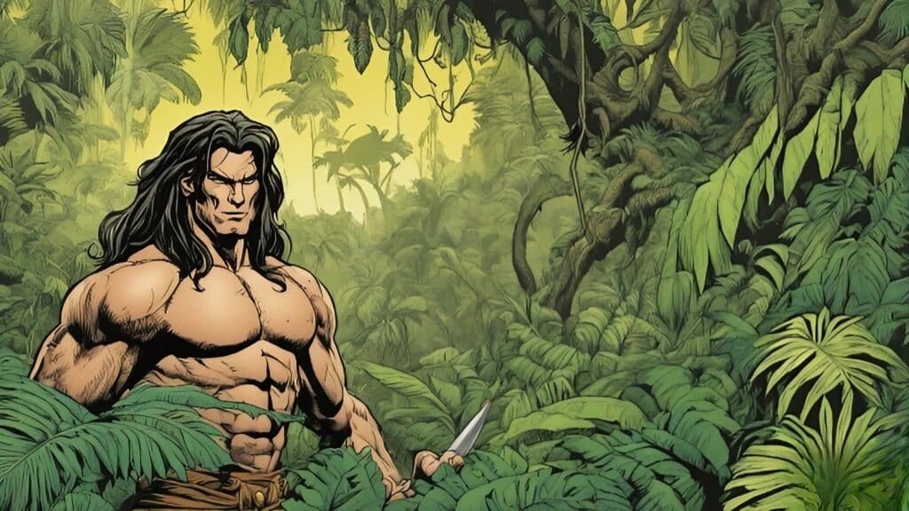 tarzan in the jungles 