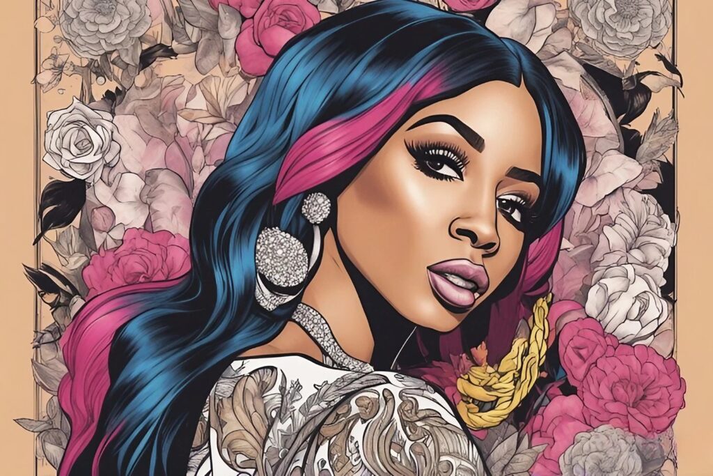 cardi b portrait