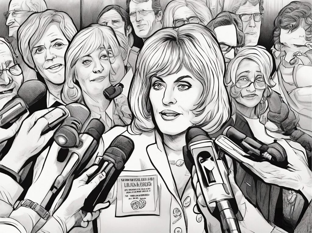linda tripp on press conference 