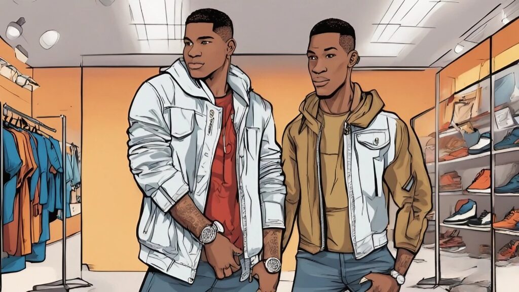 devin haney in fashion company commercial