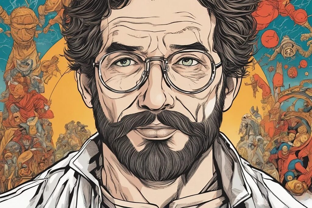 Judd Apatov illustrated biography