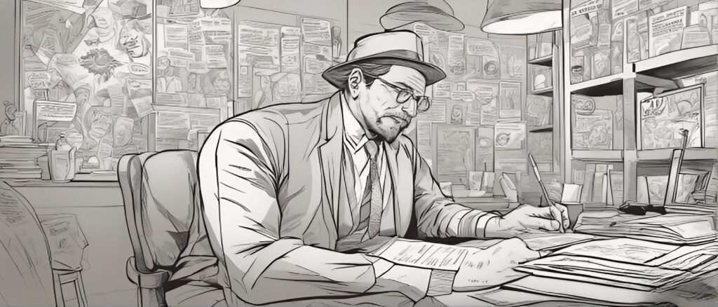 Judd Apatov writing a script 