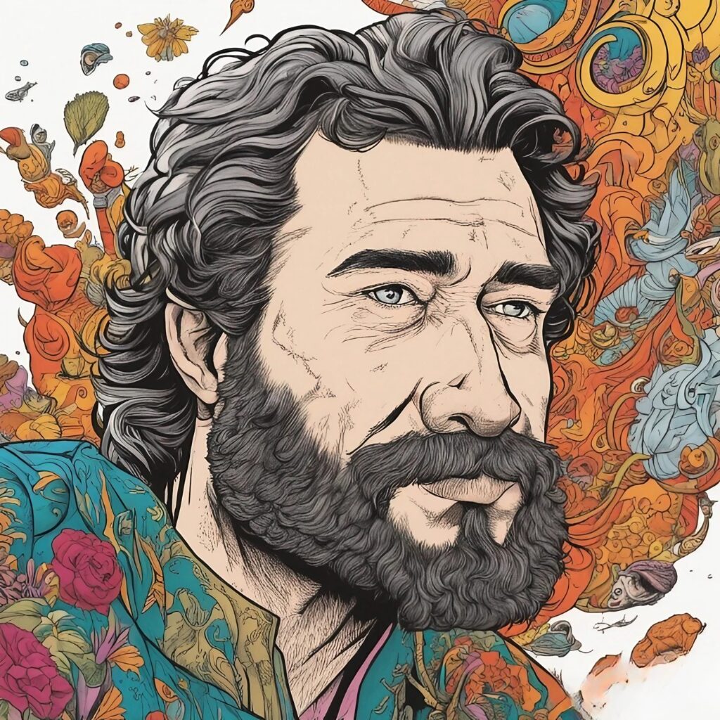Judd Apatov illustration colorful