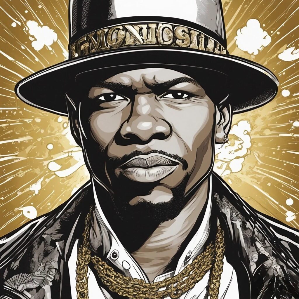 Chamillionaire in gold and black
