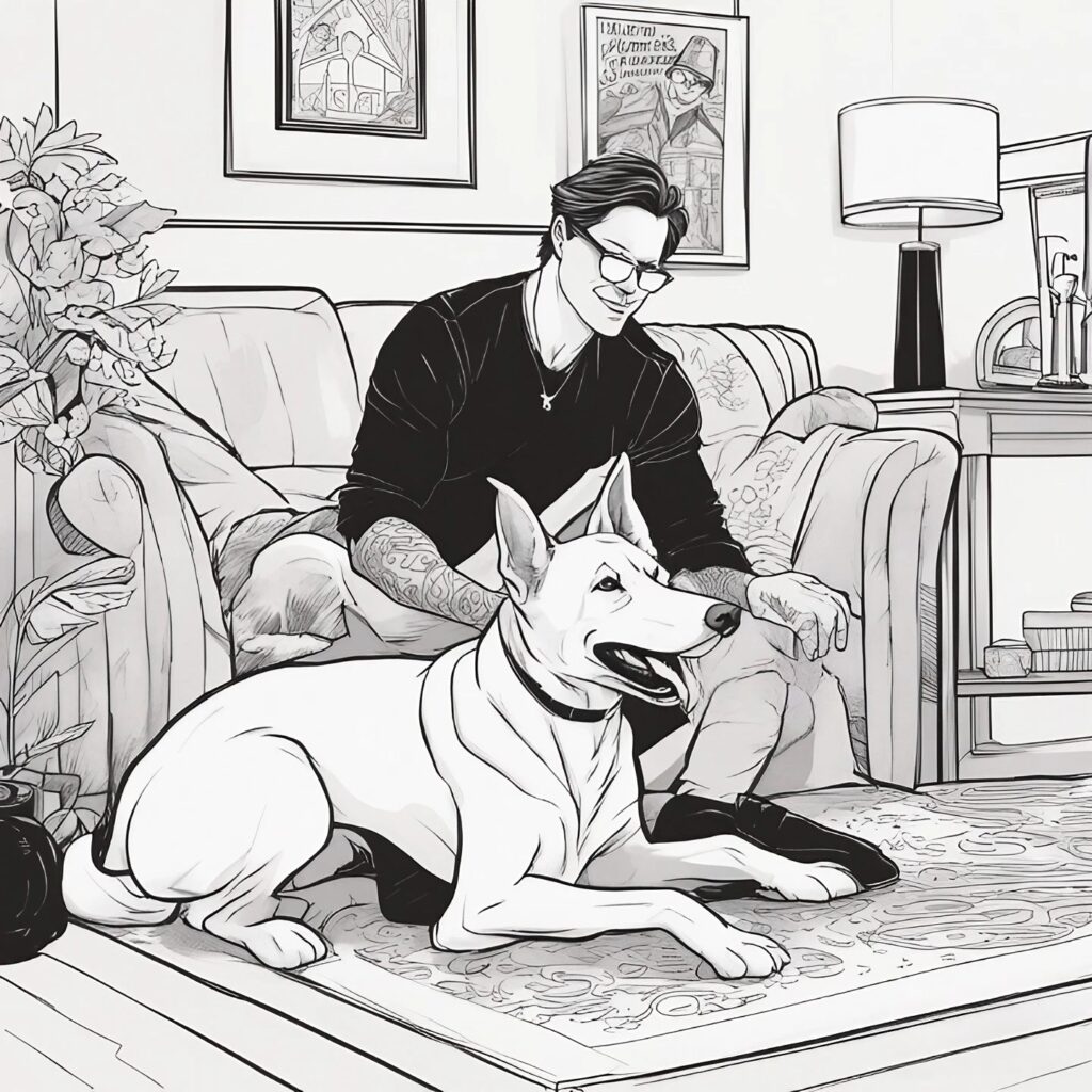 zak bagans and his dog