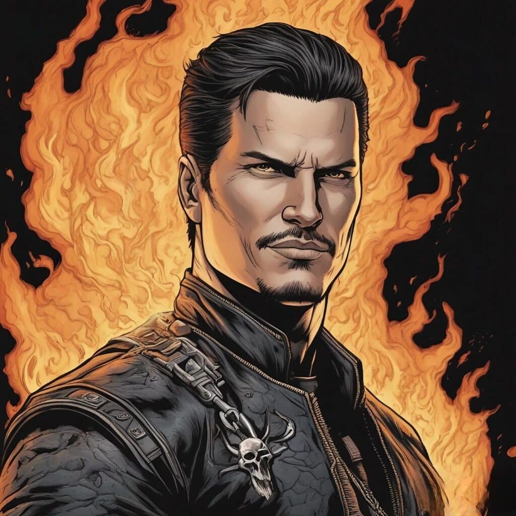 zak bagans as a ghost rider