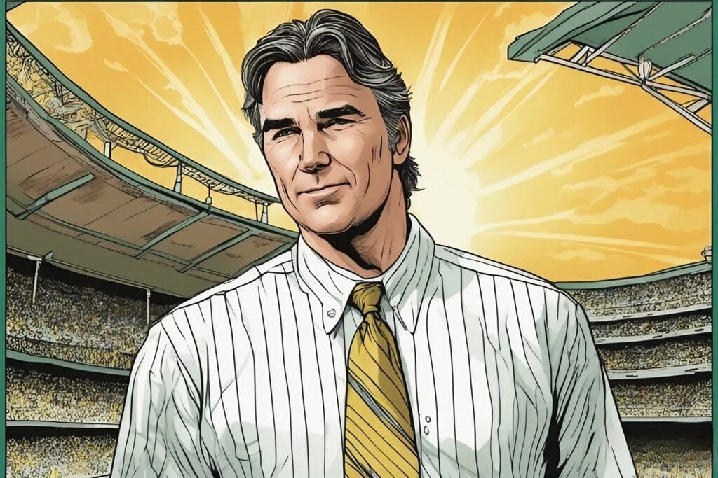 Billy Beane illustrated biography